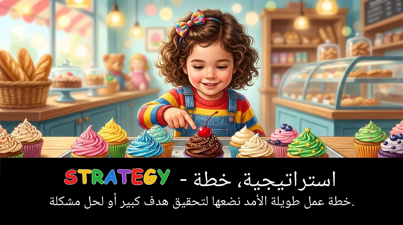Arabic Illustration for strategy